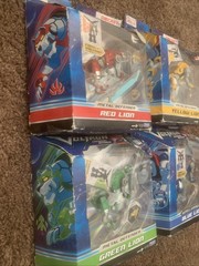 Voltron Metal Defenders Set Lot Of 4 Sealed (damged Boxes)