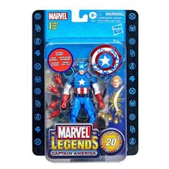 2022 Marvel Toy Biz Legends 20th Anniversary CAPTAIN AMERICA 6″ Hasbro Figure