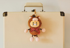Kakao Friends Lucky Pony Day Keychain Doll Choonsik & Ryan Keyring Bag Charm