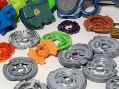 Lot of Vintage Beyblades, Spinners, Launchers Parts Metal Plastic Rubber