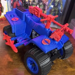 Custom Cobra Ferret Attack ATV w/ Gunner – 6” Scale Diorama Vehicle – Rare