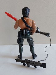 John Rambo “Force of Freedom” 7″ Action Figure (near complete) 1985 by Anabasis