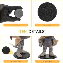 Lot 100 Display Stand Base 40mm For Funko POP figures &120 nano glue dots Black
