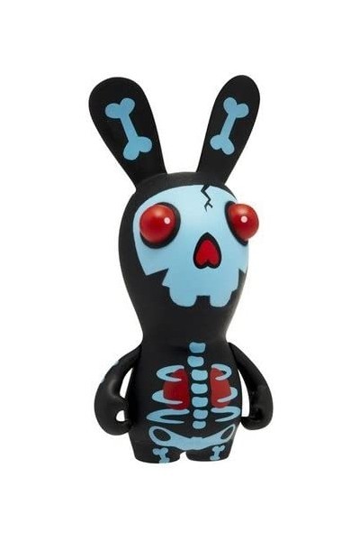 Figurine Rabbids Artoyz Black Skeleton 9 cm / 3.5 inch Ubisoft **Brand New**