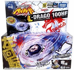 TAKARA TOMY Lightning L-Drago 100HF Metal Fusion Beyblade Starter Set