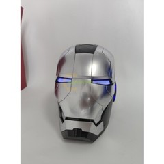 AUTOKING Iron Man Helmet MK5 1:1Wearable Voice Control Cosplay Mask Matte Silver