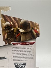 Star Wars The animated Clone Wars 2009 Lt. Lieutenant Thire & Clone Trooper Rys