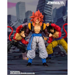SSJ4 Gogeta Demoniacal Fit SHF 3.0 Action Figure Dragon Ball GT 1/12 Model Toy