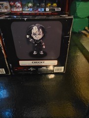 Lot 2 Culture Fly Chucky 4.5 Inch Glow in the Dark Vinyl & B&W Figure 4.5″