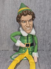 Buddy, the Elf Movie Talking Plush with 15 Phrases, Will Farrell Pull Plush