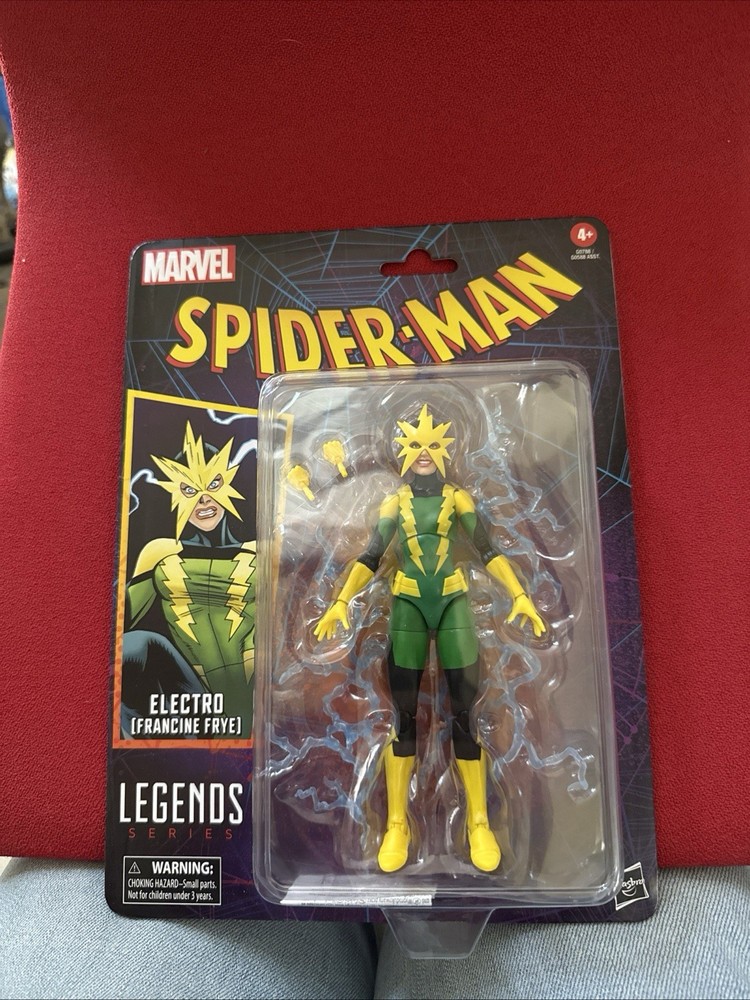 Marvel Legends Spider-Man Electro (Francine Frye) 6” Action Figure New