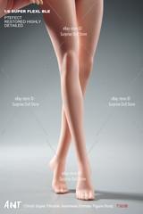 ANT T303 1/6 Female Slender Flexible Seamless Body Details For 12”Action Figure