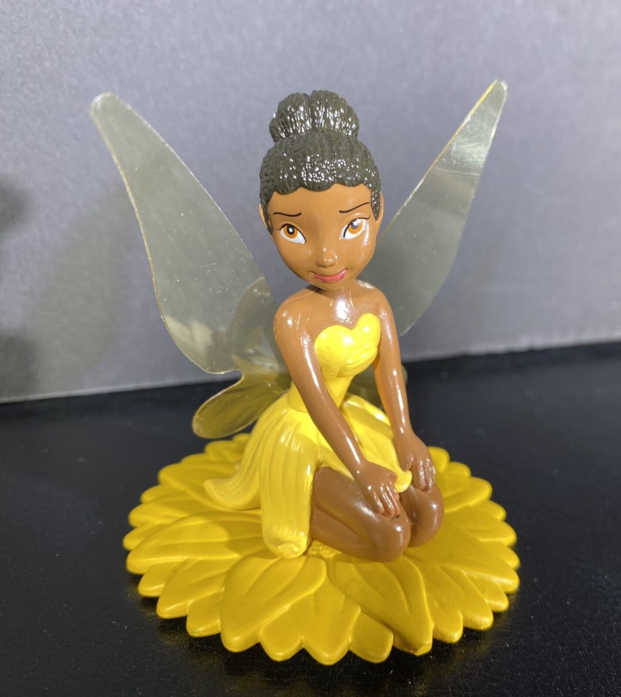 Disney Fairies Tinkerbell Lost Treasure Pixie Iridessa Yellow Cake Topper 3″