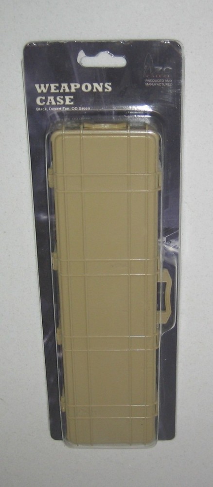1/6 ZC Girl Weapon Case Storage Box Desert Tan Color 8″ long
