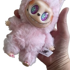 Pop Mart Labubu the Monsters Pink Purple Green Heart Eyes 6″ Keychain Plush