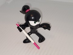 Ninja Kidz TV Stealth pink Ninja Figure 3.5″ Black Suit Toy – Ninja Kidz