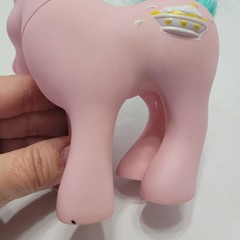 Vintage My Little Pony 1987 G1 Sundae Best Banana Surprise Pink Blue