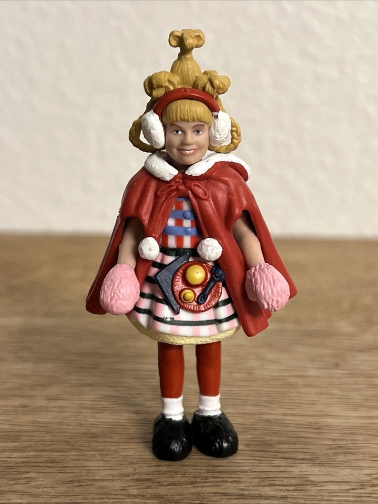 Cindy Lou Who How The Grinch Stole Christmas 3.2”Action Figure Playmates Pvc Toy