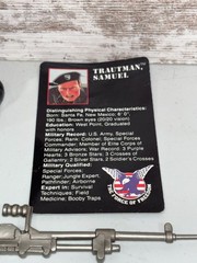 Vintage 1985 Coleco Rambo Force Of Freedom Colonel Trautman Figure Complete Set