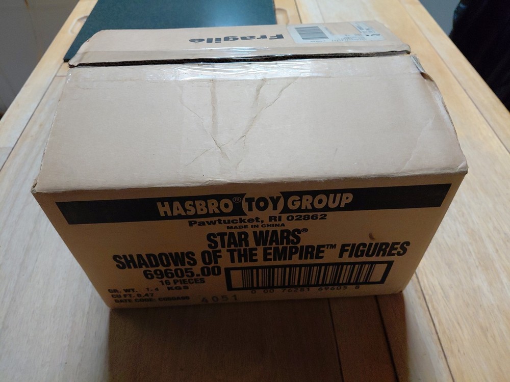 Kenner Star Wars Power Of The Force Case Of 14 In Shipping Box