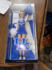 Barbie Pink Label UK University of Kentucky Cheerleader Doll RARE