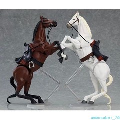 6″ Brown White Poseable Horse Model Set – Action Figures Cosplay Scene Gift Toy