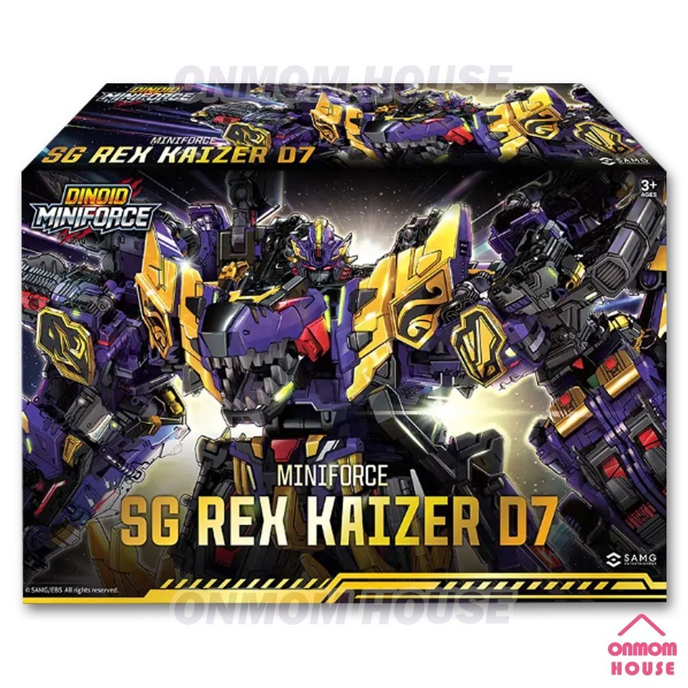 Miniforce Dinoid Warrior SG Rex Kaiser D7 Transforming Robot 2026 New