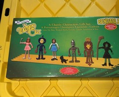 6 Toytronics Bendables 85th Anniversary Wizard of Oz Dorothy Glinda Witch