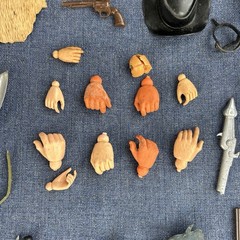 VINTAGE 60’s & 70’s Marx Johnny West Accessories Parts Lot – 1970’s Figure