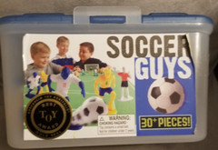 Kaskey Kids Soccer Guys Action Figures Set w/ case 30 Figures + Ball
