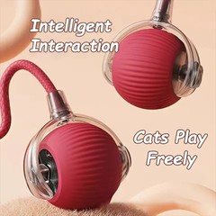 Automatic Rolling Ball Smart Cat Dog Toy Electric Pet Self-moving Kitten 1Pcs
