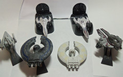 5 Vintage 1990’s Star Wars Die-Cast Metal & Plastic Figurines