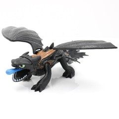 How to Train Your Dragon 9.5″ Toothless and 6.7″ Lightfury 2 Figures Set BULK