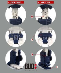 GO BETTER Leg Cover Foot Filler Upgrade Kit For Kingdom Pipes New In Stock
