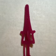 Lot of 2 Mattel He-man Toy Action Figured with Weapon Accessories 1980s