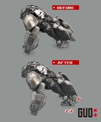 GO BETTER 3D DIY Upgrade Kit For STUDIO SERIES SS118 APELINQ SET