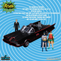 Batman (1966) Classic TV Series Mezco Toyz 5 Points Deluxe Box Batcave Set