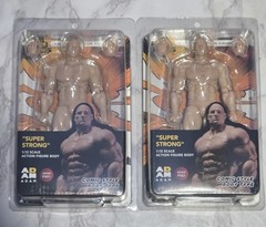 2 x Muff Toys 1/12 Adam Strong Blank Body Figure For Custom NEW