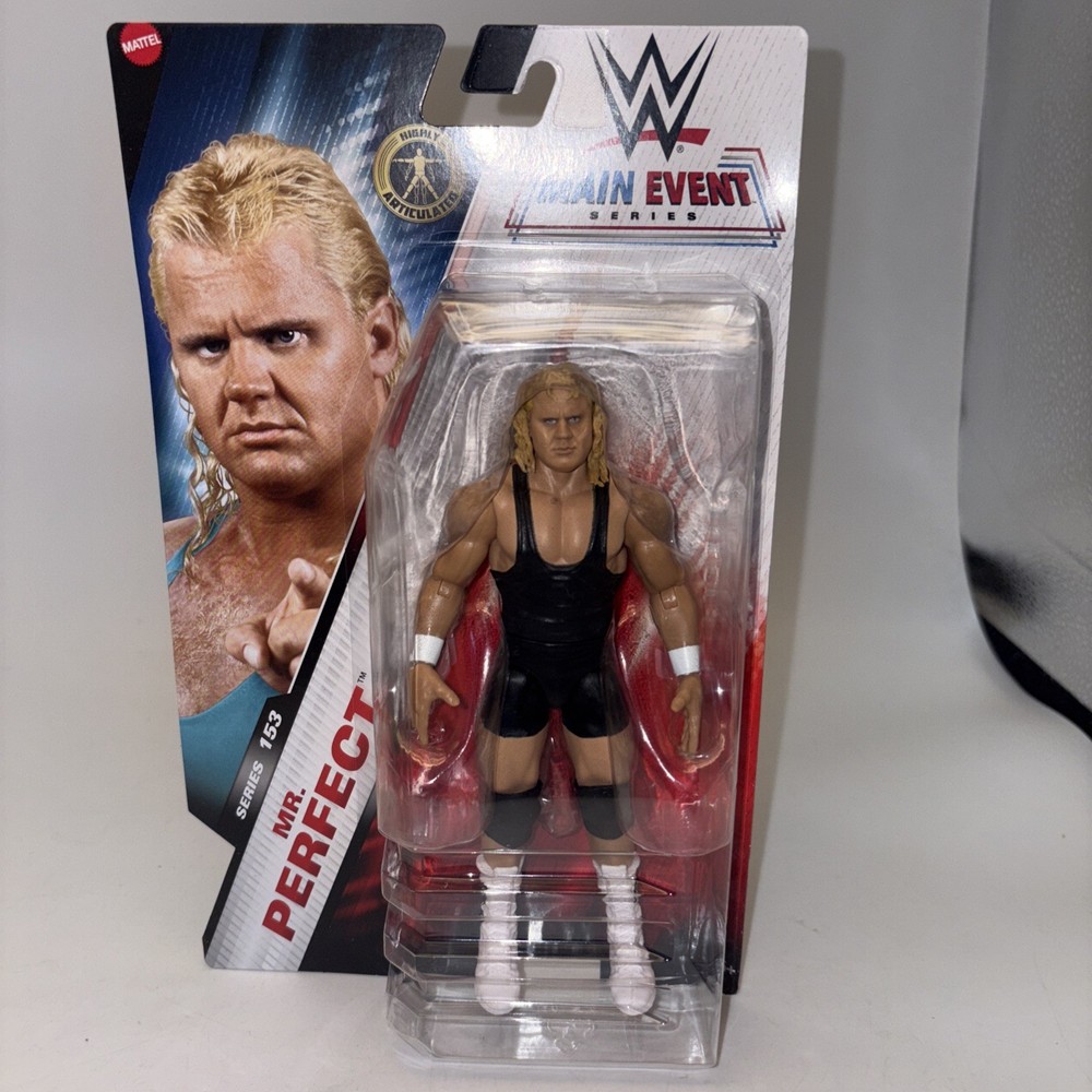 WWE Basic Series 153 Main Event Mr Perfect Chase Variant Black Tights Figure