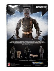 Mattel The Dark Knight BATMAN Survival Suit Bruce Wayne Action Figure