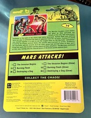 Burning Flesh 19 Glows in Dark MARS ATTACKS 3.75″ SUPER 7 ReAction Sealed #2