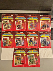Original 1990 ERTL DC COMICS SUPER HEROES DIECAST FIGURES * COMPLETE SET Sealed