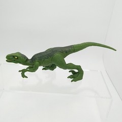 2018 Mattel Jurassic World Attack Pack Velociraptor Action Figure Green Loose
