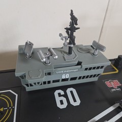 Vintage 2001 Hasbro GI Joe USS Saratoga Aircraft Carrier w/ 8 Planes NOT WORKING