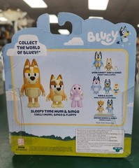 Bluey – Sleepy Time Mum Chilli, Bingo & Floppy Bunny, 2.5″ Action Figures Sealed