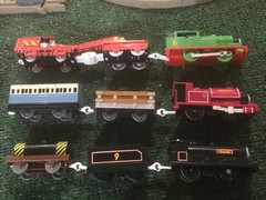 TOMY Skaroey, Donald, Percy & Rocky The Crane Motorized Thomas Toys Lot
