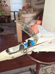 1983 Gi Joe Skystriker (XP-14F) Complete w/BLUEPRINTS and Pilot ACE w/ File Card