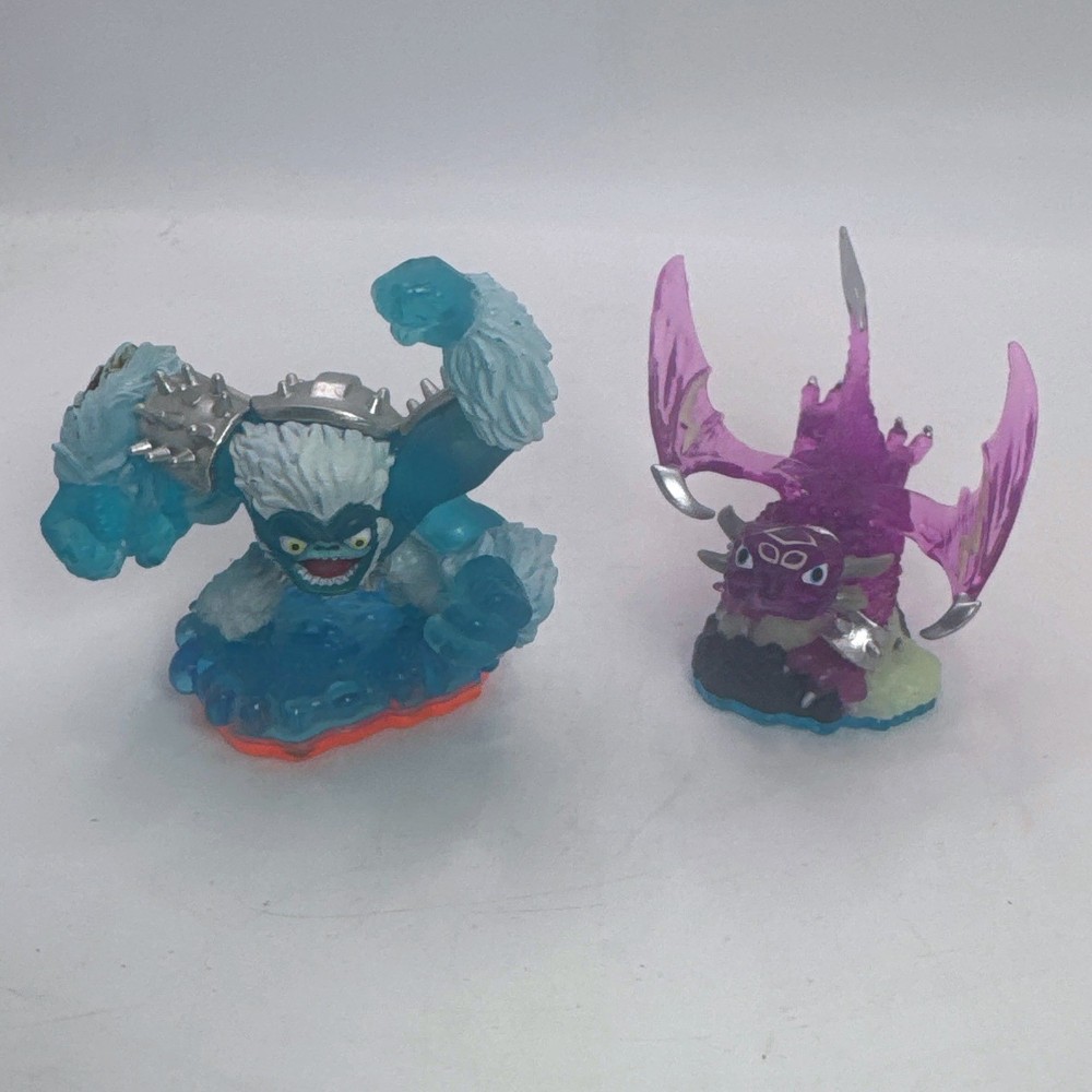 Activision Skylanders Figures Blizzard Chill Cynder Blue Purple Excellent Bundle