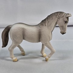 Mojo Fun 2010 Grey Horse Figurine Realistic Animal Model Collectible Toy 387064