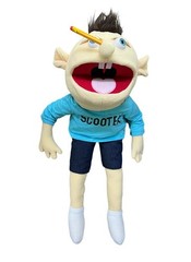Jeffy Hand Puppet Plush Toy Soft Doll for Kids & Party Props